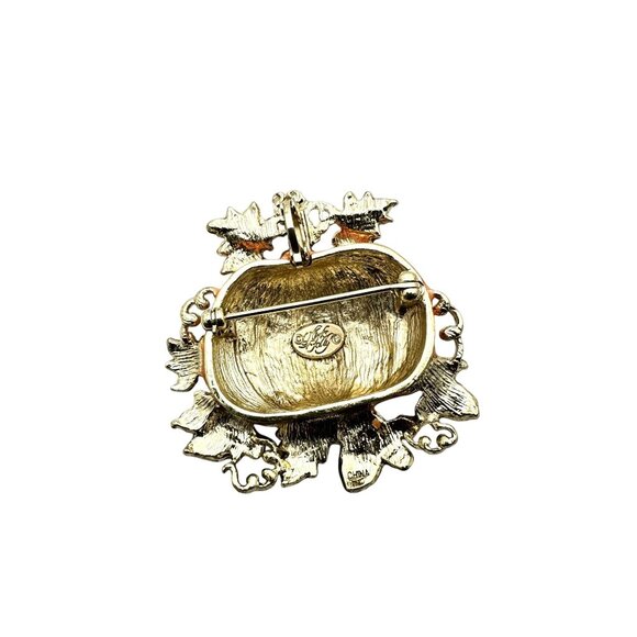 Kirks Folly Womens Crystal Magnetic Enhancer Pendant Pumpkin Fall - Picture 3 of 3